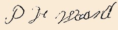 Handtekening van Petronella de Waard